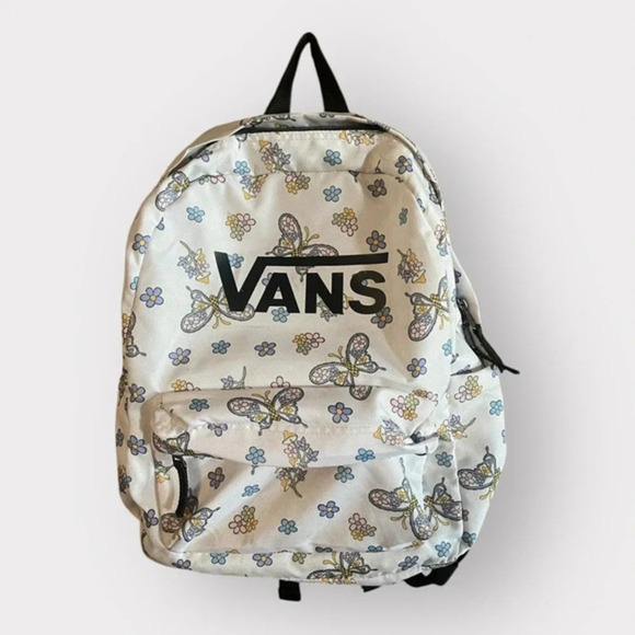 Vans Realm H2O All Over Butterfly And Floral Print Backpack - Picture 1 of 11